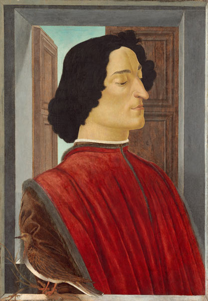 Portrait of Giuliano de' Medici (1453–1478) de Sandro Botticelli