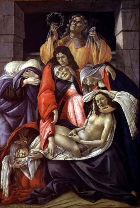 Lamentation over the Dead Christ de Sandro Botticelli