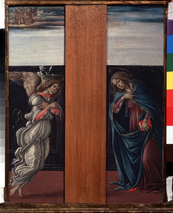 The Annunciate Virgin and Archangel Gabriel de Sandro Botticelli