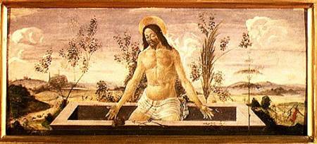 Predella panel depicting the Resurrection, from the St. Barnabas Altarpiece de Sandro Botticelli