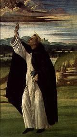 Preaching St. Dominikus. de Sandro Botticelli