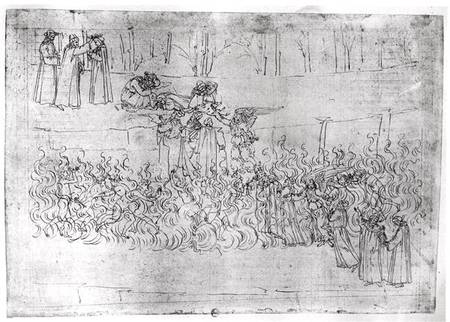 Purgatory from 'The Divine Comedy' by Dante Alighieri (1265-1321) de Sandro Botticelli