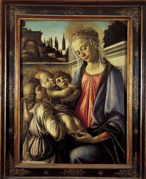 S.Botticelli / Mary w.Child & Angels de Sandro Botticelli