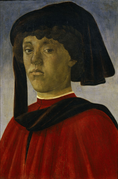 S.Botticelli / Portrait of a young man de Sandro Botticelli