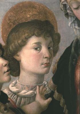 St. John from the Virgin and Child (detail of 44356) de Sandro Botticelli
