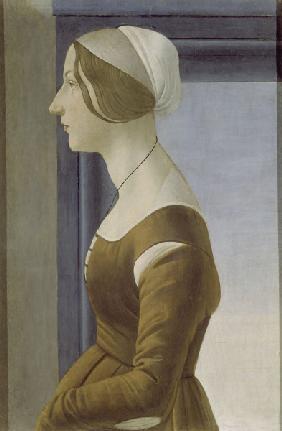 Botticelli / Portr.of Young Woman / 1475