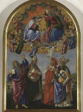 Botticelli, Krönung Mariä