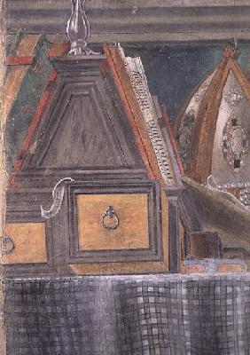 Detail from St. Augustine in his Study