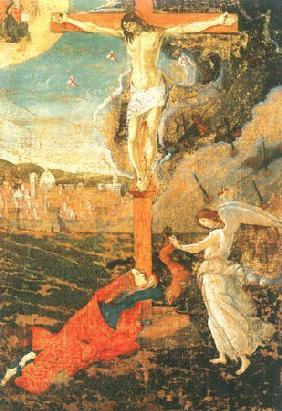 Crucifixion with the büßigen Maria Magdalena and a