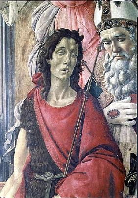 St. John the Baptist, detail from the Altarpiece of St. Barnabas c.1487
