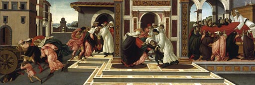 Vier Szenen aus dem Leben des heiligen Zenobius de Sandro Botticelli