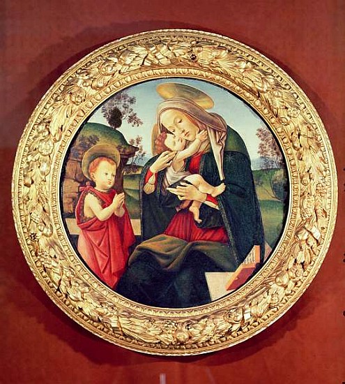 Virgin and Child with John the Baptist de Sandro Botticelli