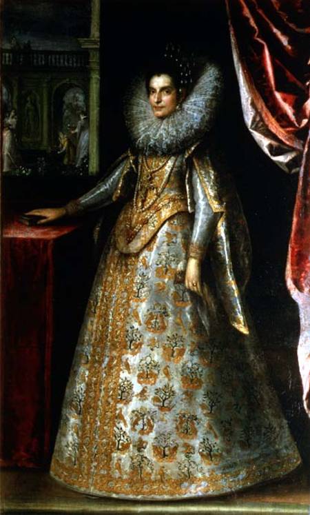 Portrait of Laura d'Este (pair of 78786) de Santo Peranda