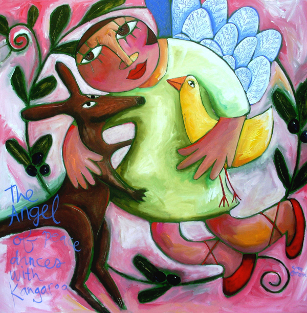 Angel of Peace the Kangaroo de Sara Catena