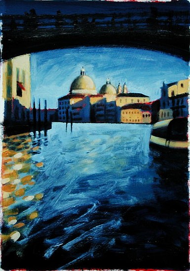 Accademia (oil on card)  de Sara  Hayward