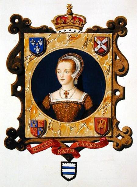 Portrait of Katherine Parr (1512-48) 6th Queen of Henry VIII as a Young Woman from 'Memoirs of the C de Sarah Countess of Essex