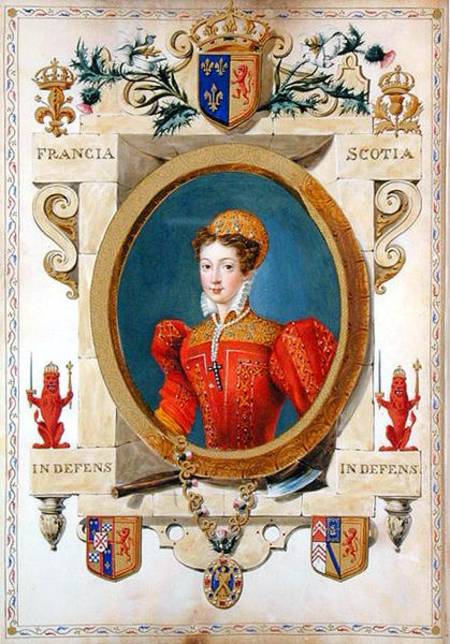 Portrait of Mary Queen of Scots (1542-87) from 'Memoirs of the Court of Queen Elizabeth' de Sarah Countess of Essex