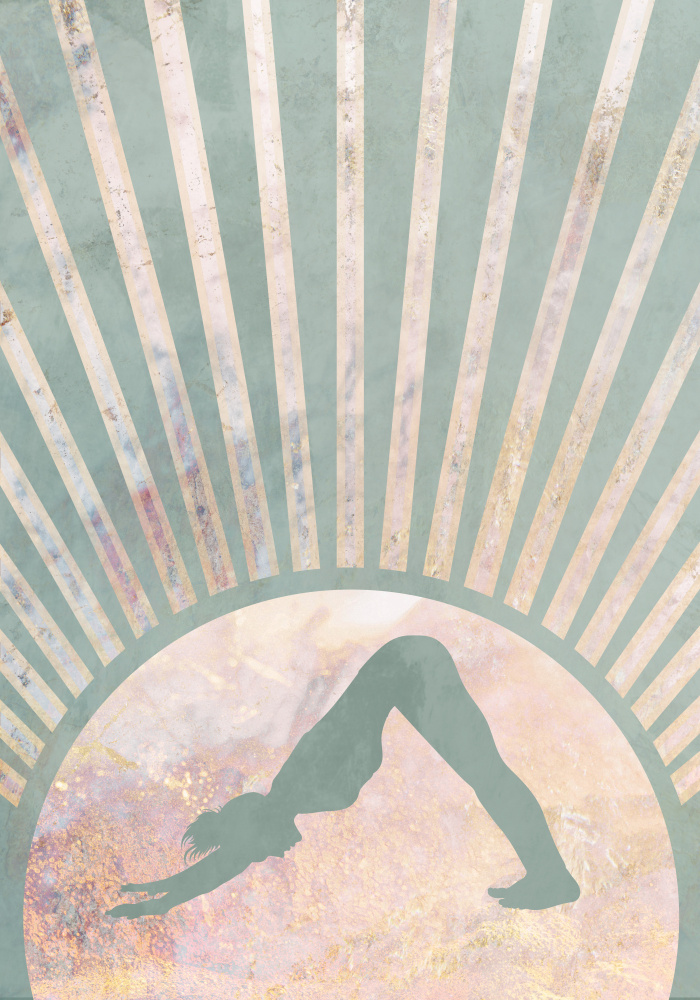 Yoga Boho Sun Rise Green 3 de Sarah Manovski