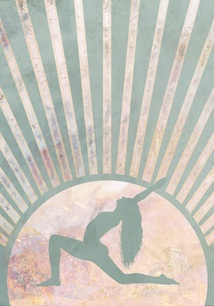 Yoga Boho Sun Rise Green 6 de Sarah Manovski