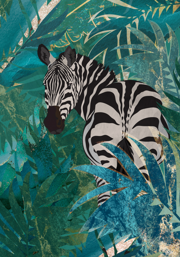 Zebra in the jungle 1 de Sarah Manovski