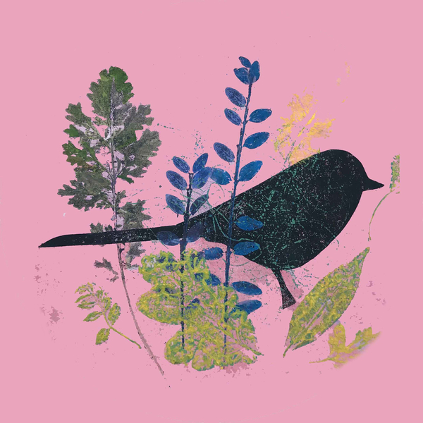 Bird and leaves de Sarah Thompson-Engels