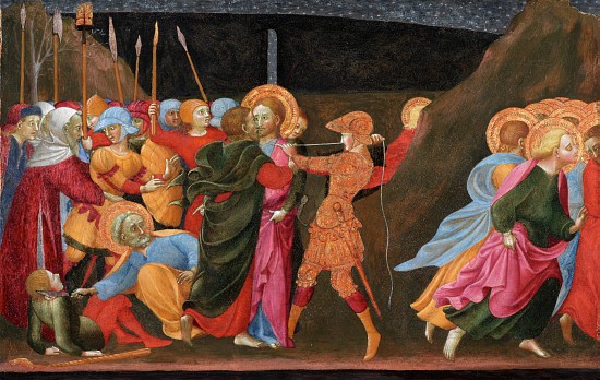 The Betrayal of Christ de Sassetta
