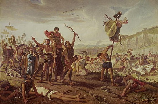 Marius triumphing over the Cimbri de Saverio Altamura