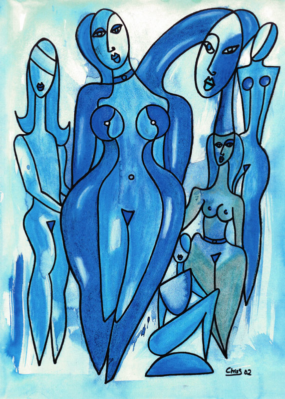Blue sisters de Christine Schirrmacher 