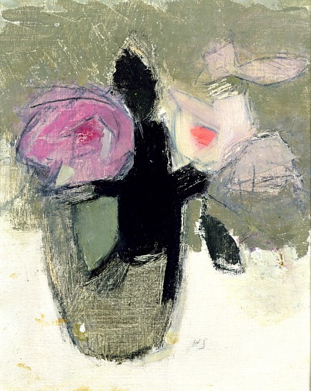 Still life with flowers de Helene Sofia Schjerfbeck