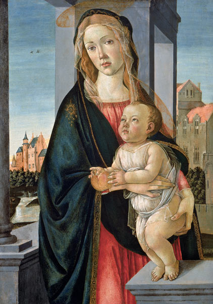 Virgin and Child de (school of) Sandro Botticelli