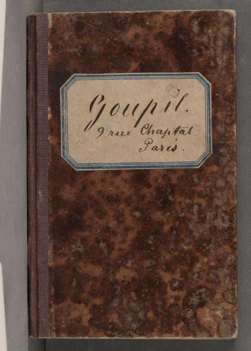 Verzeichnis der Werke für Goupil & Cie, Paris de Schreyer Adolf