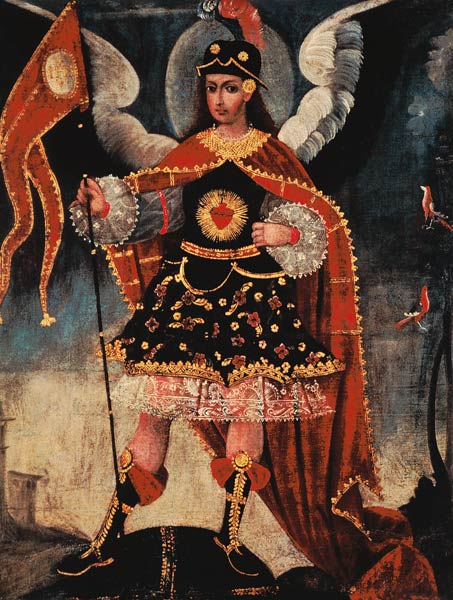 The archangel Michael de Schule von Cuzco