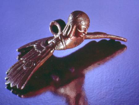 Cauldron handle, bird with the torso of a woman de Scythian