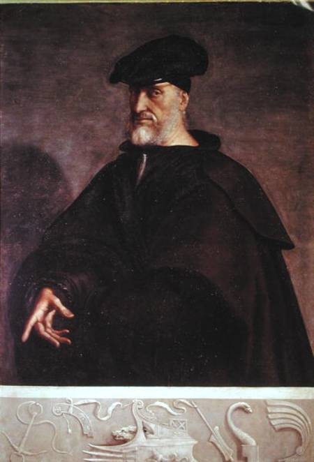 Portrait of Andrea Doria (1468-1560) de Sebastiano del Piombo
