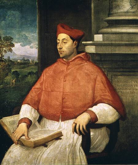 Portrait of Cardinal A. Pallavicini de Sebastiano del Piombo