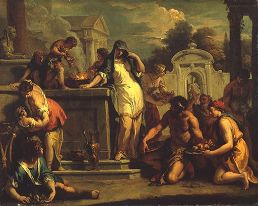 Opfer an Vesta de Sebastiano Ricci