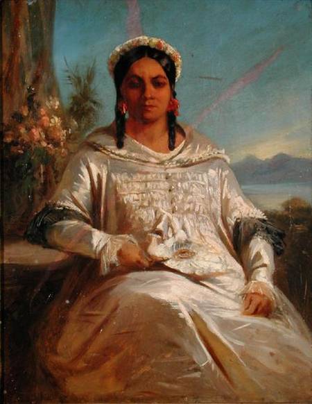 Queen Pomare IV (1827-77) of Tahiti de Sebastien-Charles Giraud