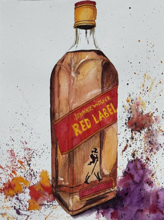 Whisky Studie 1, Johnnie Walker Red Label de Eva Seltmann-Reinig