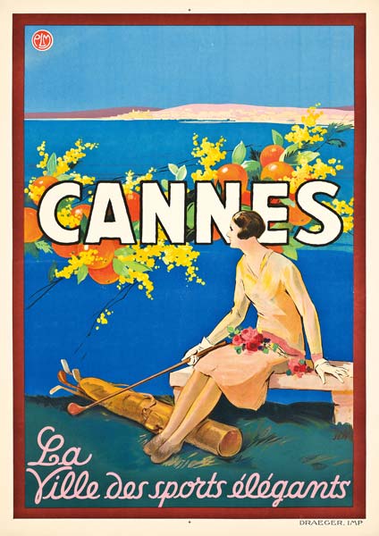 Póster publicitario de Cannes, de Sem
