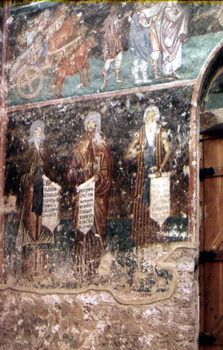 Detail from the Dormition of the Virgin de Serbian School