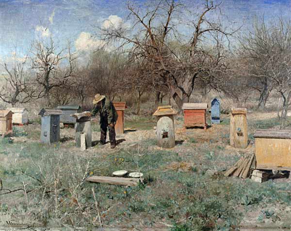 A Spring Day, or Beehives de Sergei Ivanovich Svetoslavsky