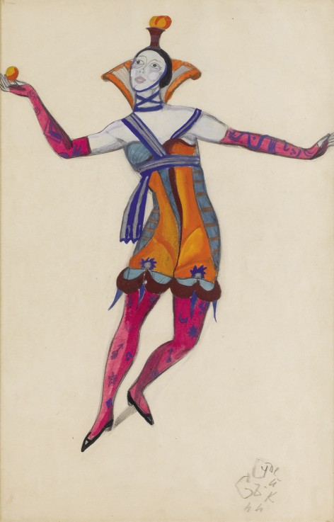 Costume design for the play "The Venetian Madcaps" by M. Kuzmin de Sergei Jurijewitsch Sudeikin