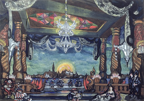 Stage Design for Tales of Hoffmann by Offenbach de Sergei Jurijewitsch Sudeikin