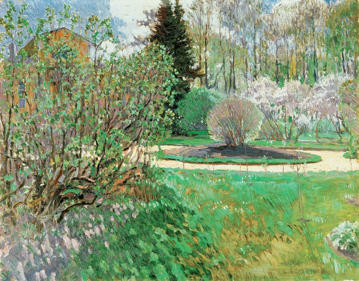 A garden. Spring de Sergej Arsenjewitsch Winogradow