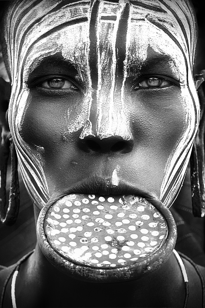Tribal beauty - Ethiopia, Mursi people de Sergio Pandolfini