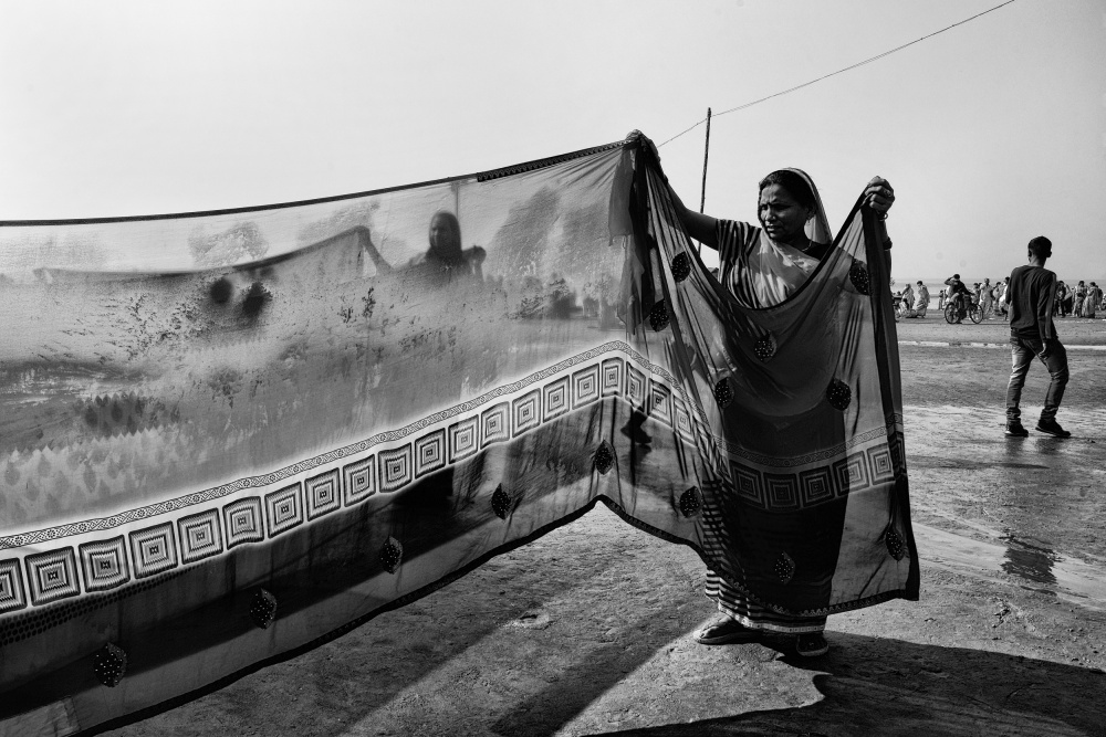 Saree Drying3 de Shaibal Nandi