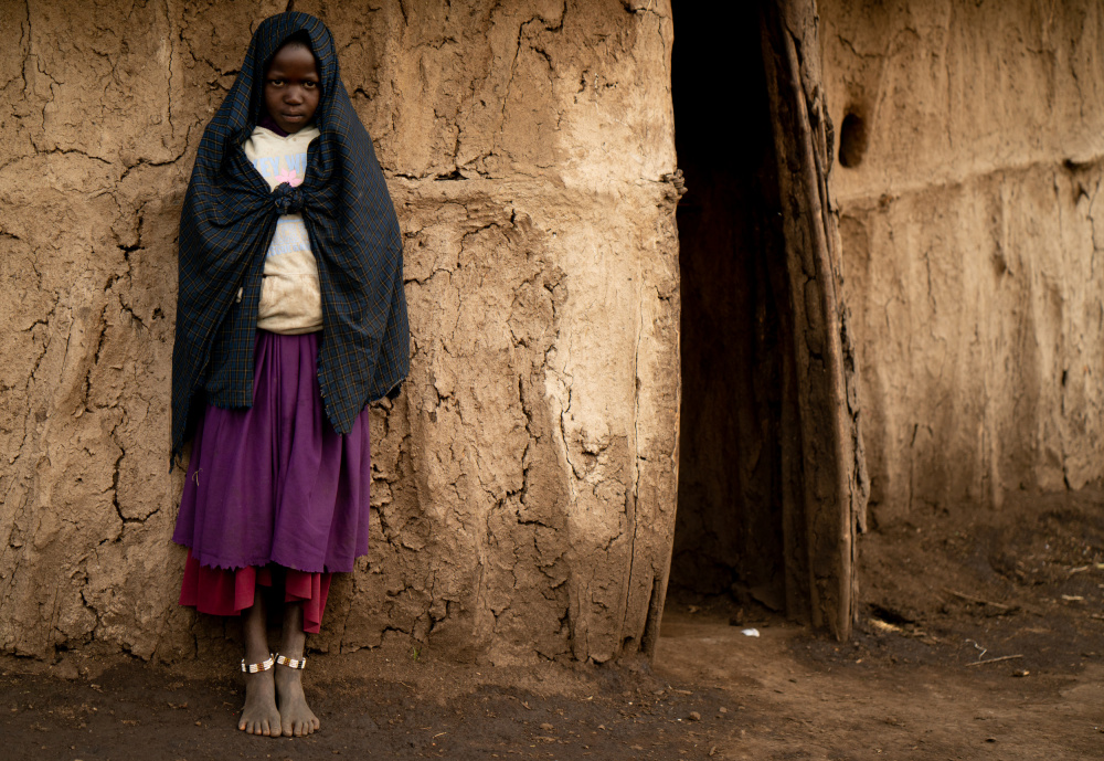 Masai girl .. at her home de Shobhit Chawla