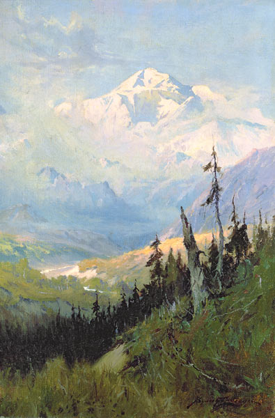 An Autumn Day, Mt. McKinley de Sidney Laurence