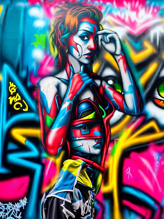 Graffiti Girl de Siegfried Schreck