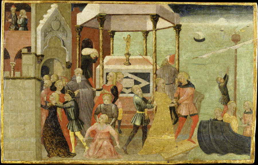 The Abduction of Helen de Sieneser Meister um 1430